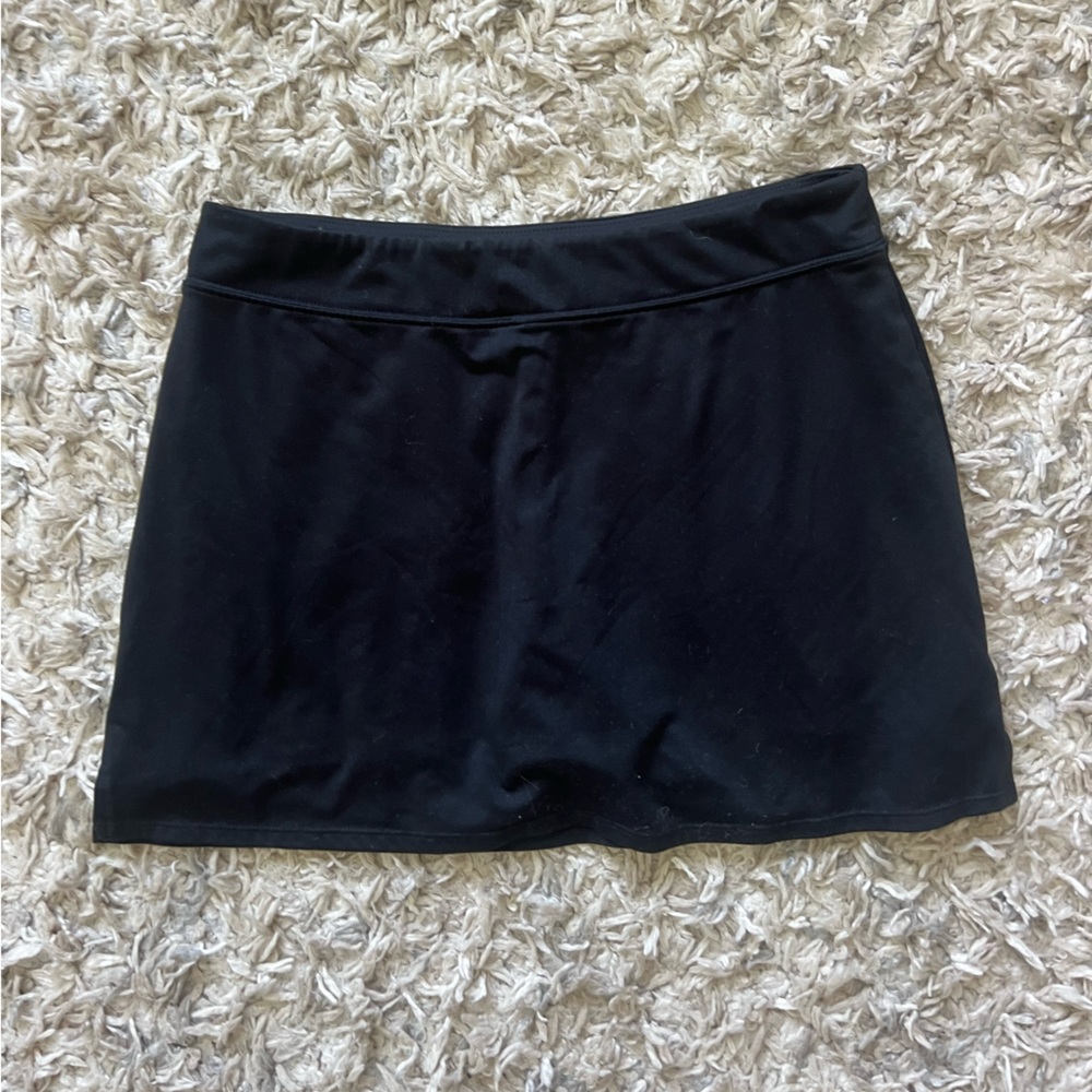 black skort